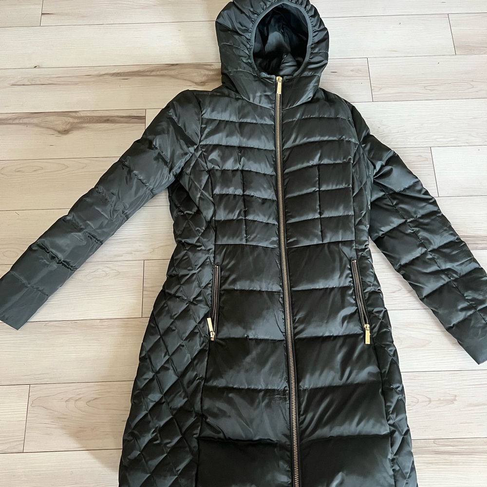 MICHAEL Michael Kors - Women’s Black long down coat/ jacket (Small)